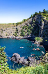 Port of Capelas, Porto das Capelas, Sao Miguel Island, Azores, Portugal, Europe.