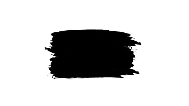 Hand-drawn grunge brush texture with watercolor vintage alpha channel