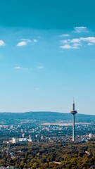 Obraz premium Europaturm Frankfurt