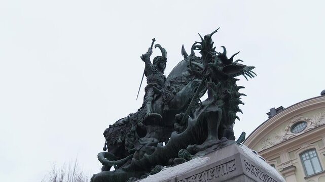 General views of the streets of Stockholm, the capital of Sweden, in February 2026, including Gamla stan, ostermalm, Sodermalm, museums, iconic buildings, animals, and urban architecture.