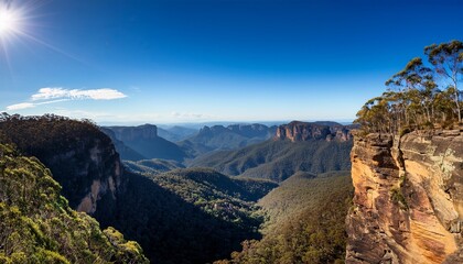 Fototapeta premium Blue Mountains Lookout Scenic Views Leura