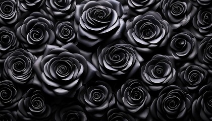 Black Roses Background