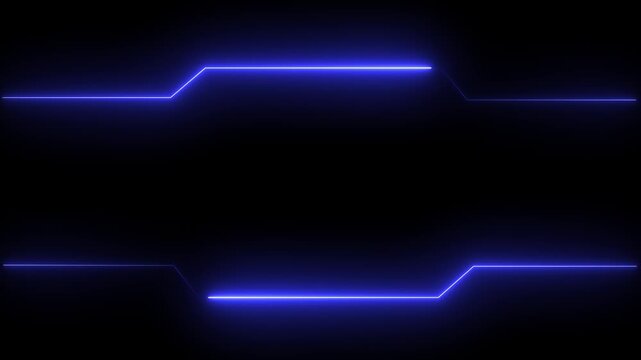 neon Modern digital Hud frame futuristic game target borders empty sharp red lines field forming. Tech layout for title backgrounds UI overlays business corporate Presentation templates, sci-fi .