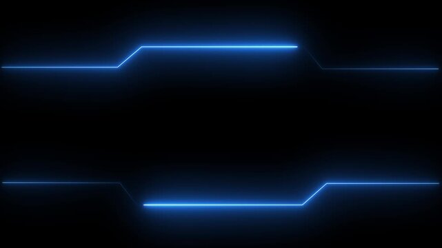 neon Modern digital Hud frame futuristic game target borders empty sharp red lines field forming. Tech layout for title backgrounds UI overlays business corporate Presentation templates, sci-fi .