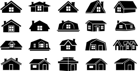 House roof silhouette, House roof, Roof, Roof clipart, Roof silhouette, House roof vector set, House roof icon, House roof logo 