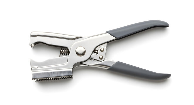 Specialized stretching pliers with ergonomic grey handles, essential for artists and framers to achieve precise, taut fabric tension on art and craft frames