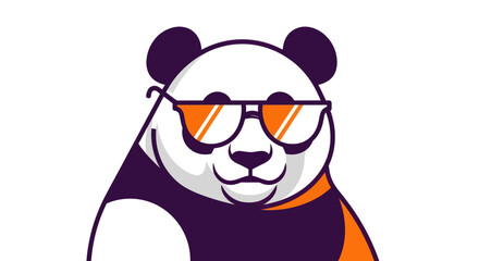 Cartoon panda wearing sunglasses © Star