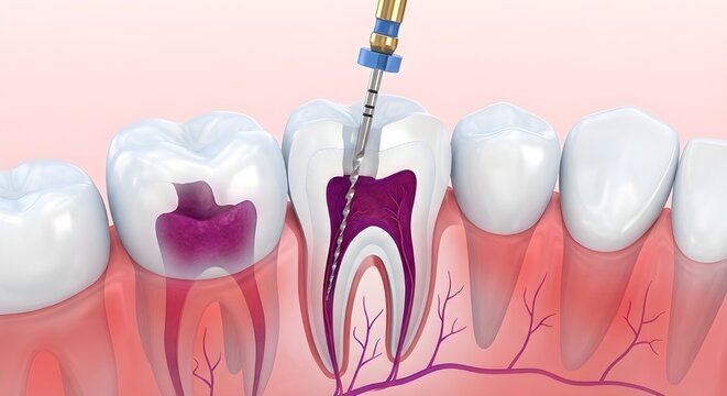 Tratamiento de conducto radicular odontolog&iacute;a 3D