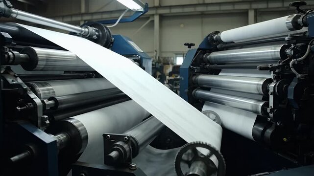 Industrial textile manufacturing with high-speed fabric rollers
