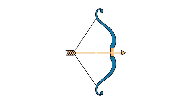 Ram Navami Bow Symbol Festival Icon