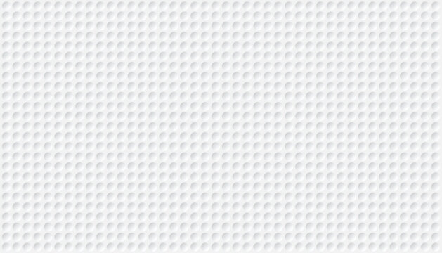 White dimpled texture pattern, vector background, golf ball surface, bumpy surface pattern, seamless tileable abstract texture.