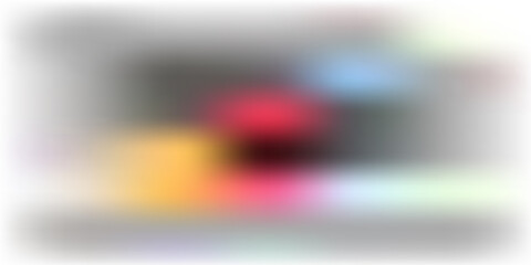 Naklejka premium Vibrant Abstract Background With Blended Colors Of Yellow Red Pink Blue And Green With Soft Edges image