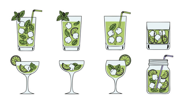 Refreshing ester day drinks with lime and ice for ester celebrations