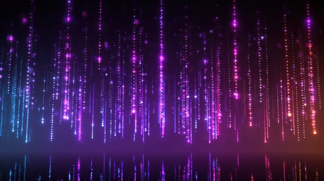 Vibrant Neon Plinko Game Background