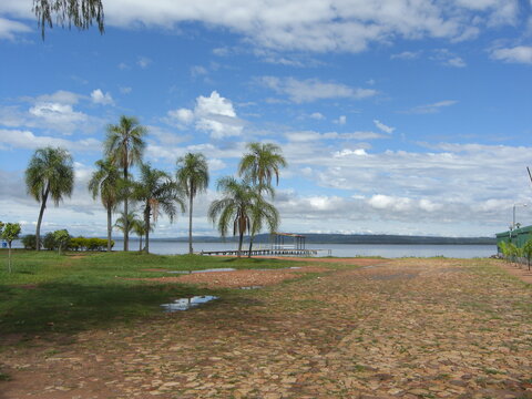 On the lakeshore of Lake Ypacarai