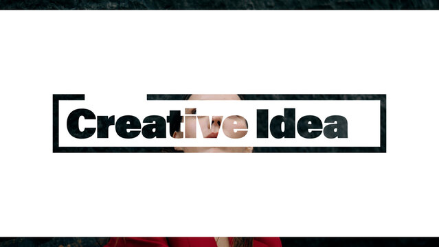 Transitions with Kinetic Typography Template