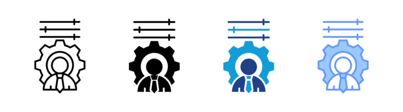 Skill  icon set multiple style collection
