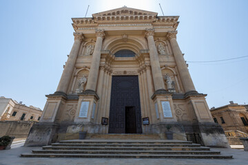 Obraz premium Rotunda Church of St John the Baptist facade - Xewkija, Malta