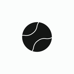 Fototapeta premium Dark sphere with three white curved lines. Simple, elegant design. Minimalist aesthetic. Perfect for modern graphics. Clean background enhances focus. Versatile for branding or icons
