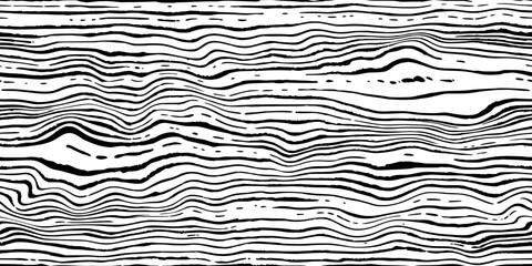 Grunge wood texture, seamless pattern, wood plank, black and white, vector design