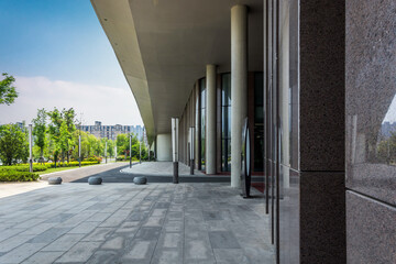 Modern Architectural Elegance in Urban Landscape Under Clear Sky © evening_tao