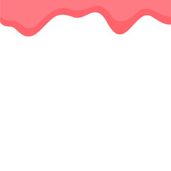 Obraz premium Sweet Melting Pink Border Frame