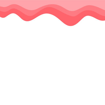 Sweet Melting Pink Border Frame
