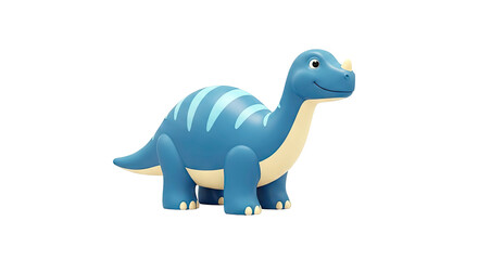 Obraz premium Cute Blue Cartoon Dinosaur Toy