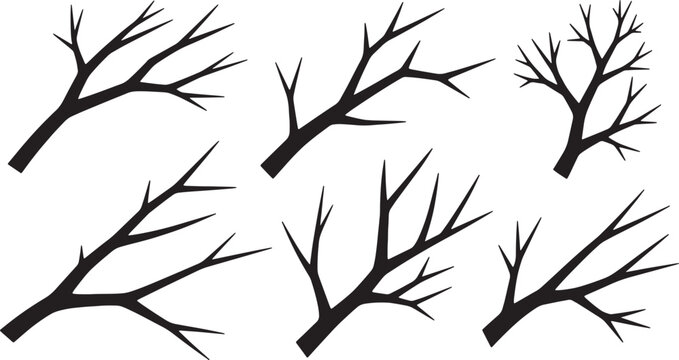 Jagged Branch Segments for Detailed Tree Design