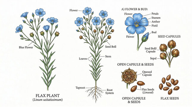 Flaxseed Flower Images  Browse 34,645 Stock Photos, Vectors, and Video |  Adobe Stock