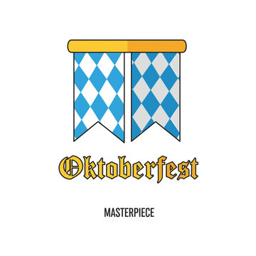 Oktoberfest Decorative Banners vector illustration