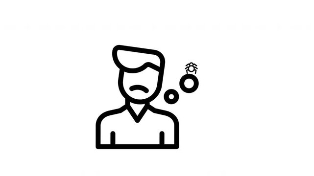 phobia animated icon