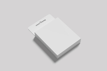 Blank Hanging Box Mockup for Presentation