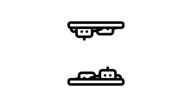 parallel animated icon