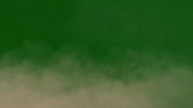 Dust Particles on Green Screen - Atmospheric Animation, The video element of on a green screen background, Ultra High Definition, 4k video, on a green screen background.