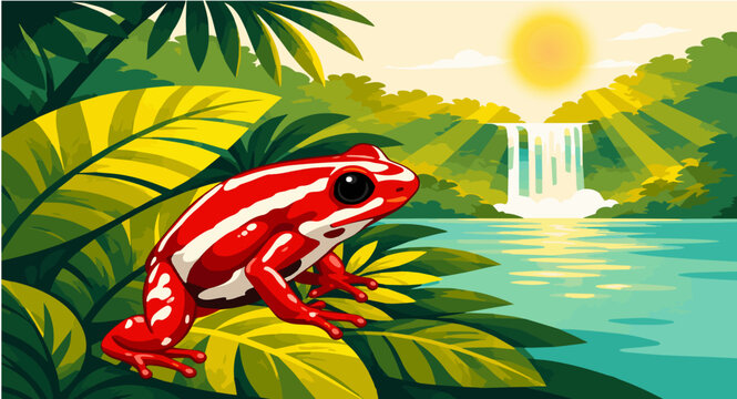 Phantasmal poison frog (Poison dart frog)