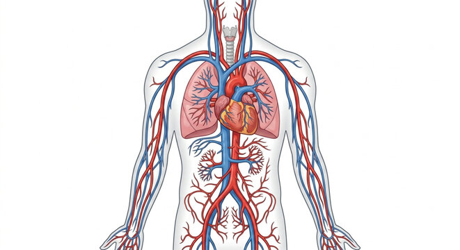 Human internal organs anatomy system vector illustration set