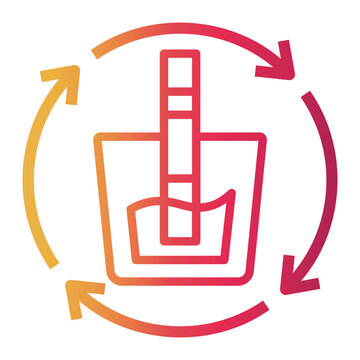 pregnancy Line Gradient Icon