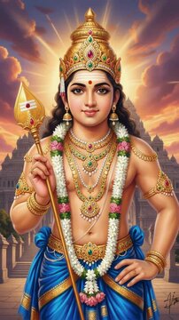 Lord murugan concept