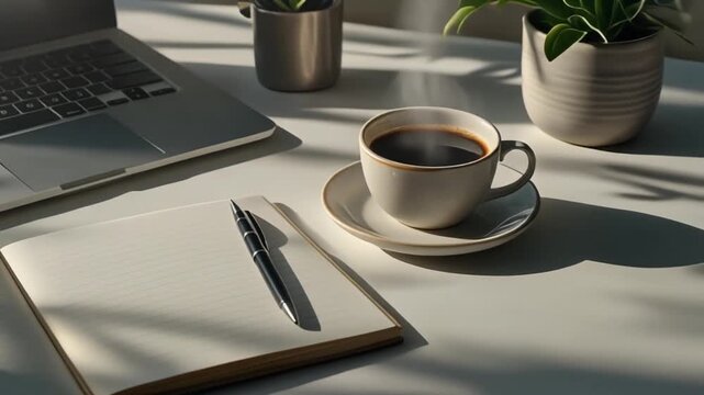 Quiet Coffee Break Moment