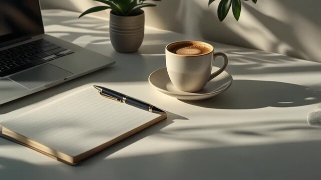 Quiet Coffee Break Moment