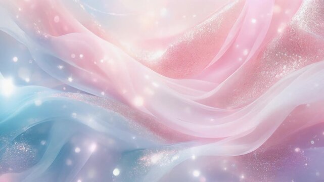ピンクと水色の幻想的な背景