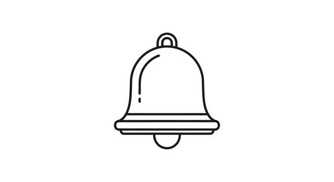 Bell Icon Illustration.