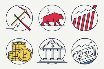 Cryptocurrency and finance including bitcoin and bank money