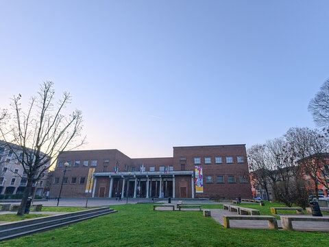 Violin Museum Pallazzo dell'Arte in Piazza Marconi Cremona Lombardy Italy