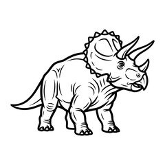 Fototapeta premium rhino vector illustration