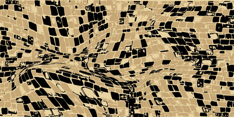 Leopard cheetah pattern design background. Animal print vector illustration background. Wildlife fur skin design illustration for web, home decor, fashion, surface, graphic design © ridhoi