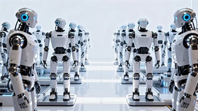 Robots in Formation on Display