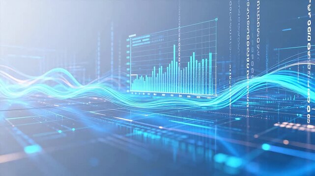 Digital data visualization with waveforms