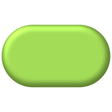 green glossy button